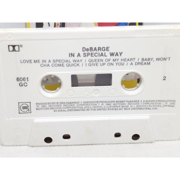 DeBarge "In a Special Way" Cassette Tape - Vintage R&B Music - Picture 9 of 10